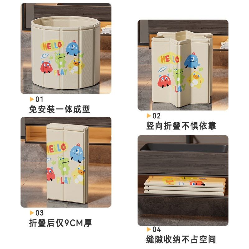 婴儿游泳桶家用宝宝洗澡泡澡桶可折叠新生儿童大号浴桶小孩游泳池