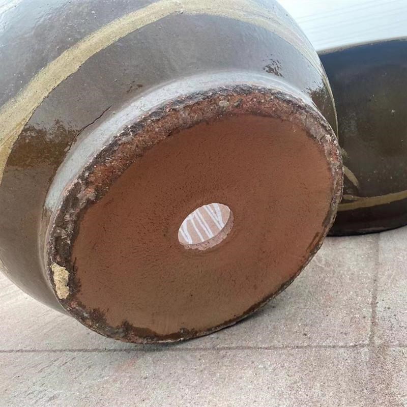 新品花盆均釉陶土缸粗陶大口陶瓷特大型家用铁树圆形田园绿植龙盆