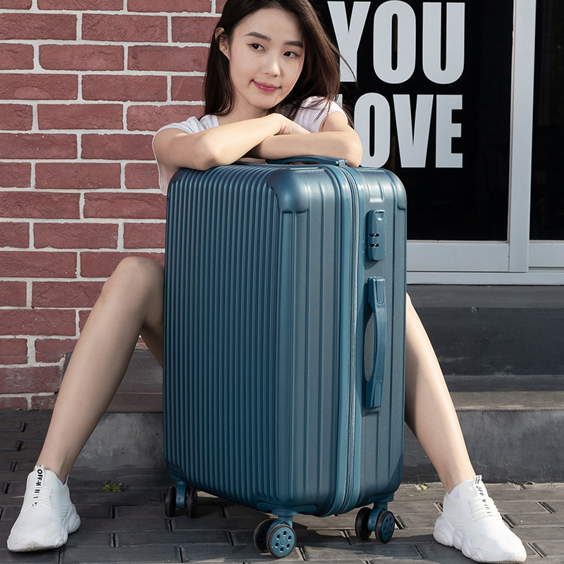 行李箱女大学生密码箱24寸旅行箱抗摔拉杆箱男拉链皮箱Y大容量耐