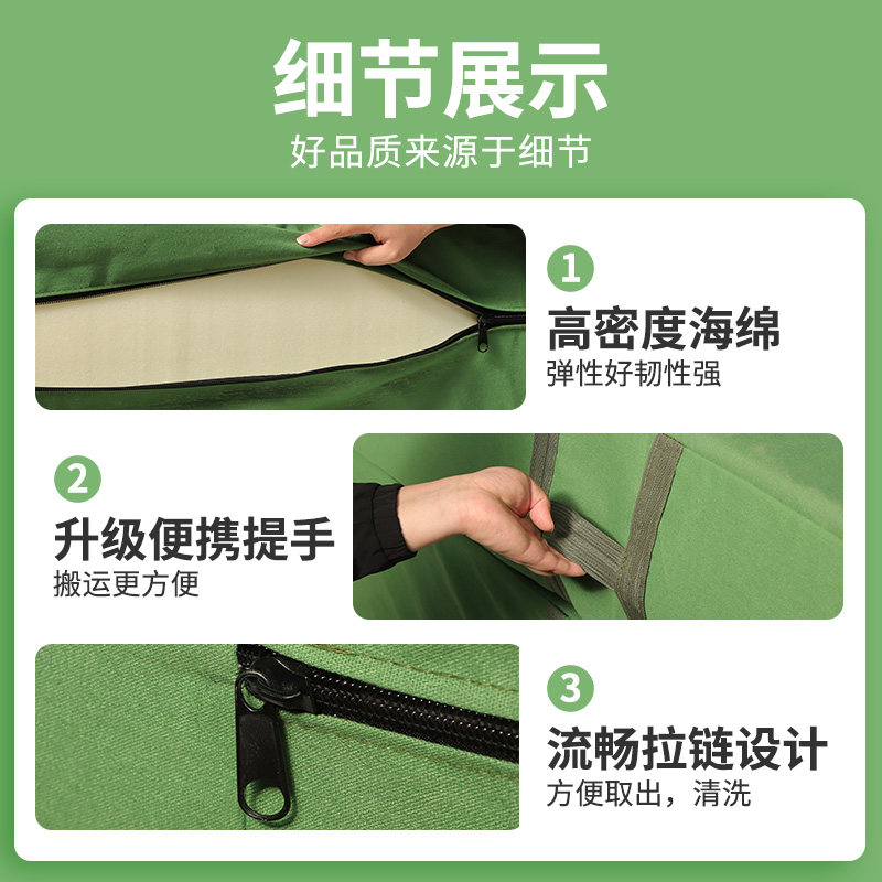空翻体育垫子跳高训练海绵垫折叠加厚防滑武术舞蹈攀岩体操防护垫