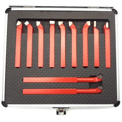 11Pcs 10x10 mjm,Carbide Tip Tipped Bit Set Brazed Milling Cu