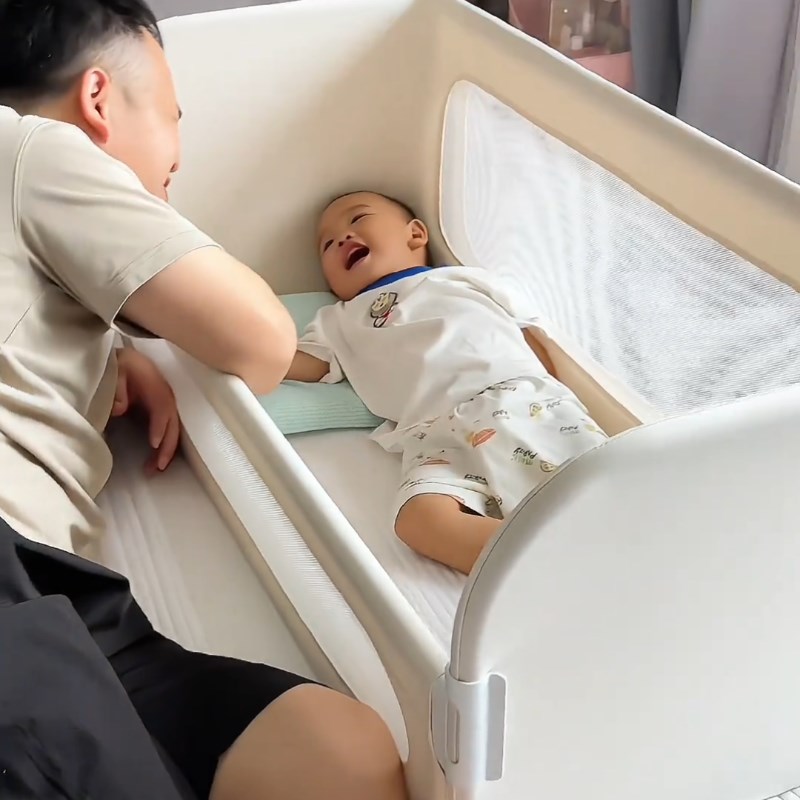 床中床便携儿童防掉床围r栏宝宝防摔挡板折叠旅行一面免打孔床护