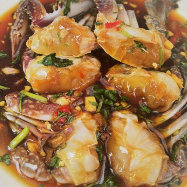 开盒即食生腌腌蟹块蟹钳梭子蟹海鲜舟山风味咸淡适中顺丰500g/桶