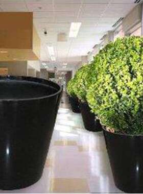 家用客厅阳台种植玻璃纤维树脂花盆 餐厅花店柜台君子兰文竹花钵
