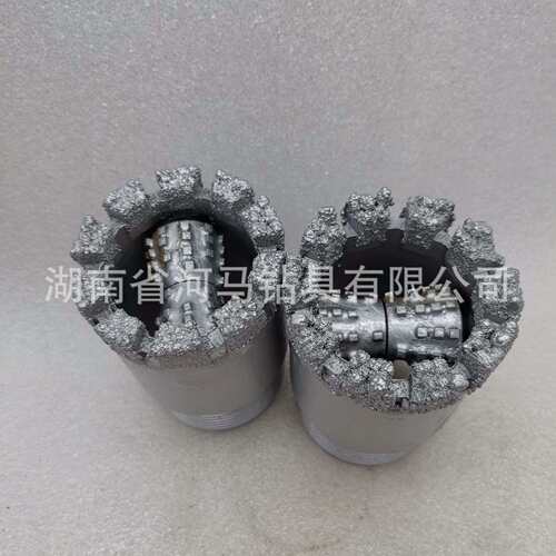 厂家直销75无芯带滚轮金刚石复合片pdc钻头矿山开采大理石切割