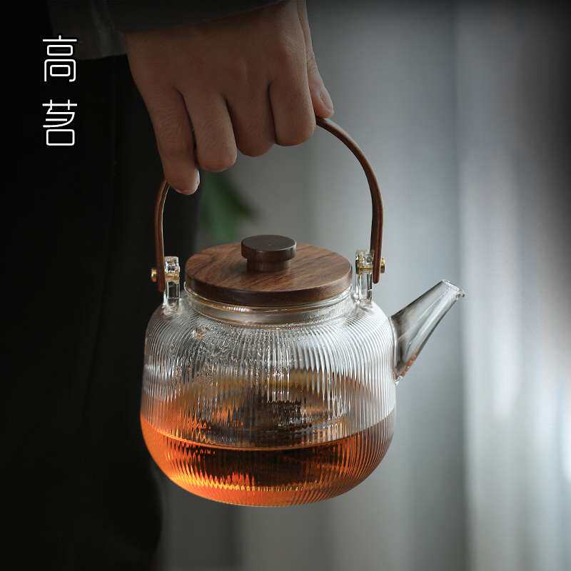 A5L玻璃煮茶壶电陶炉泡茶蒸煮老白茶围炉煮茶器茶炉烧水壶耐