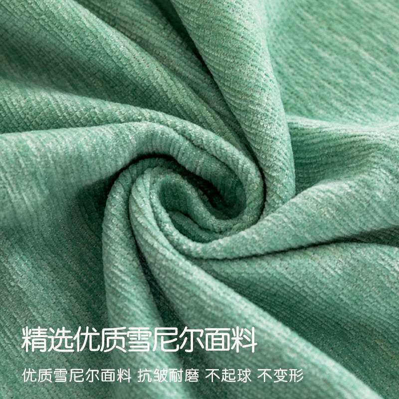 棉麻沙发布料防猫抓沙发布沙发巾全红不粘毛沙发套罩保护盖布