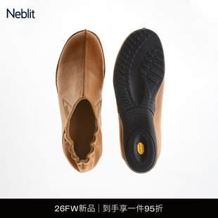 NEBLIT SABRO DESERT 26FW新款薄底休闲一脚蹬沙漠鞋子男女同款