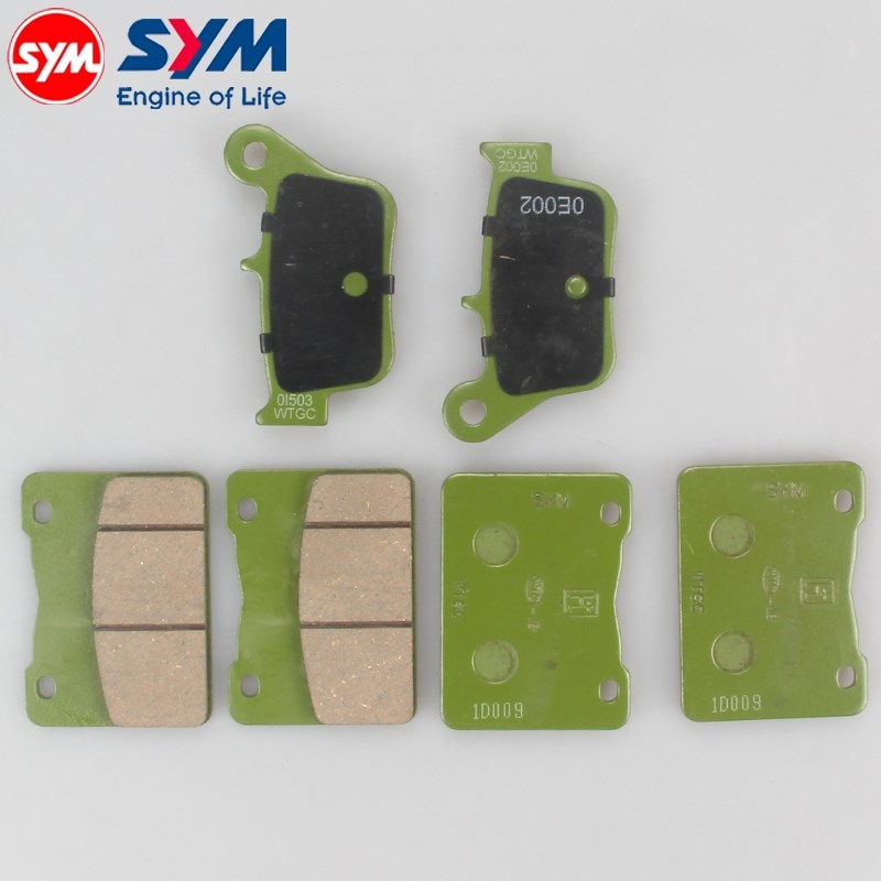 三阳 新款 进口 maxsym400 劲旅 前/后 刹车片 碟刹片 来令片