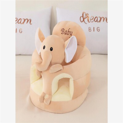 新款防摔宝宝学座椅卡通毛绒具婴儿学坐小沙发防磕碰安全无异味