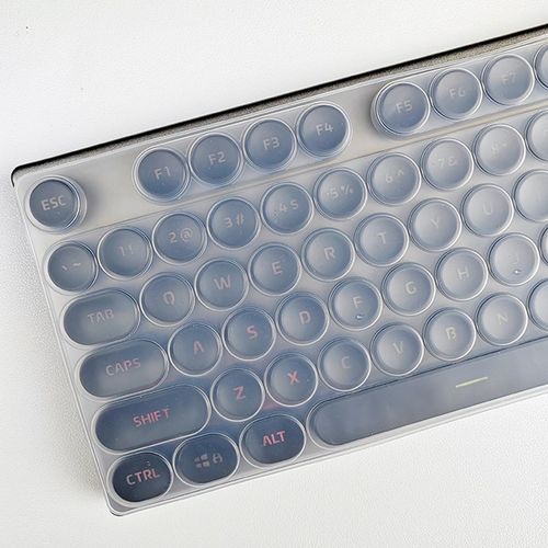 适用于银雕V8 K600朋克机械键盘保护膜圆键台式机电脑新盟N518按