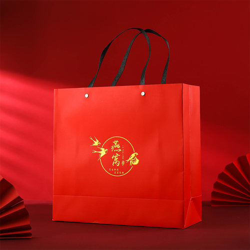 燕窝礼盒包装盒木盒礼品盒高档礼盒红色雕刻燕窝内盒年货简约包装