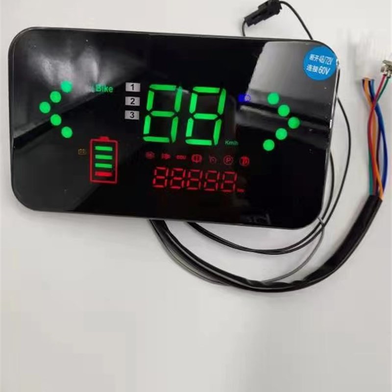 战狼电动车仪表总成电量显示器迈标速度显示极客美猴王液晶显示屏