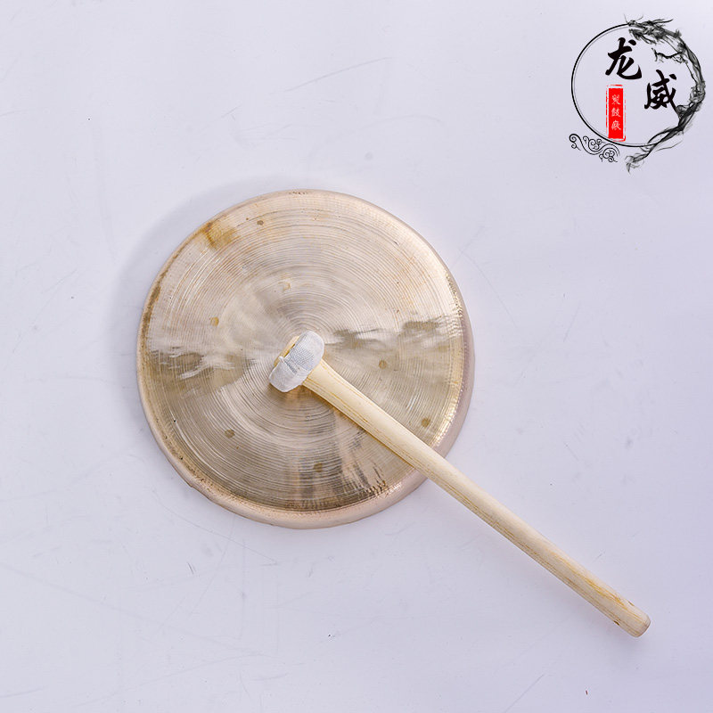 铜锣响器开道锣敲锣道具高虎音锣架子开业庆典上市锣纯铜青铜大号