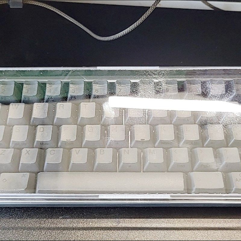 亚克力hhkb硬质键盘防尘罩亚克力透明防尘防水防踩踏键帽保护盖