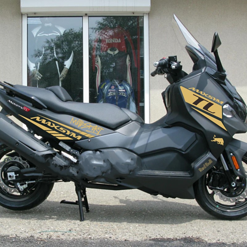 适用于三阳TL500贴纸创意车贴个性装饰车身贴 Q摩托车防水线条拉