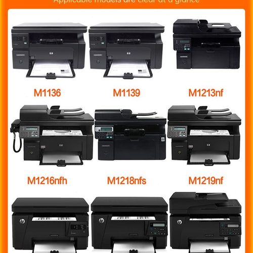 适用惠普打印机墨粉通用m1136 m1005mfp 1020 m126a p1106 1108 p
