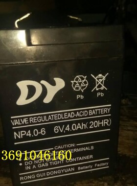 DY电瓶 6V4.0Ah 电子秤 电动车儿童车三轮车四轮车蓄电池包邮