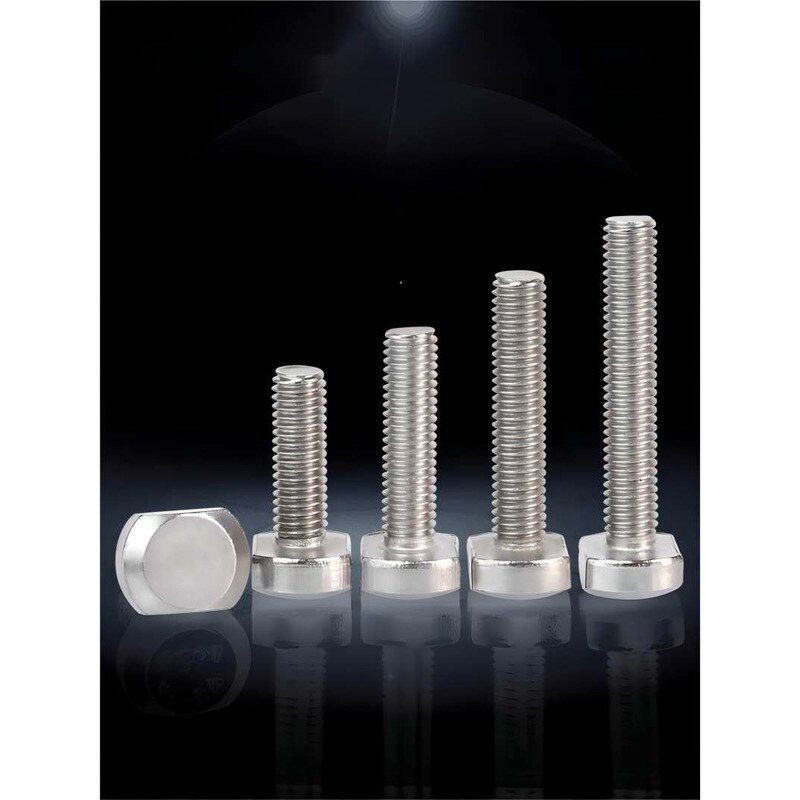 304不锈钢T型螺栓T型螺丝冲床槽用螺栓T形压板螺丝M5M6M8M10M12