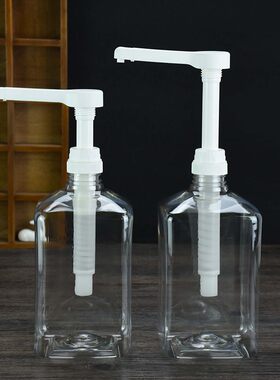 果糖定量压头糖酱浆焦糖淋酱压泵压嘴压头大号30ml15ml手压糖压瓶