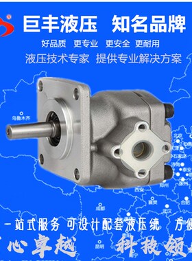 巨丰HGP-3/2/1A高压齿轮泵HGP3AF8R 11R 14R 17R 23R 25R液压油泵