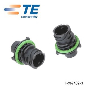 圆形汽车 AMP 防水 原装 2孔 泰科 967402 护套 连接器