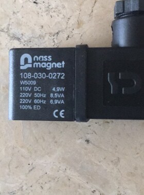 108-030-0272德国Nass Magnet电磁阀线圈0550  00.1-00/5009