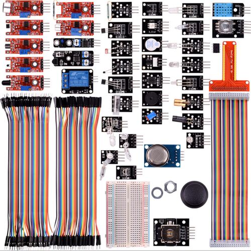 树莓派Raspberry Pi 4 35个传感器套餐支持python编程scratch编程