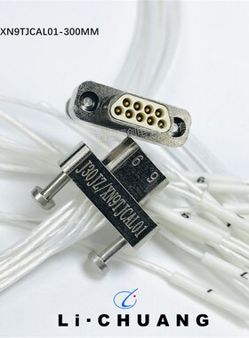 矩形连接器J30JZ/XN9/15/21/25/31/37/51/66/74/100TJCAL01-300MM