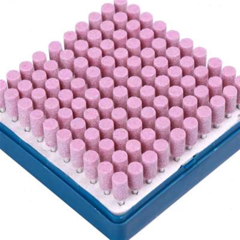 新款红刚玉砂轮磨头火石仔打磨头金属模具玉器抛光轮小沙轮电磨头