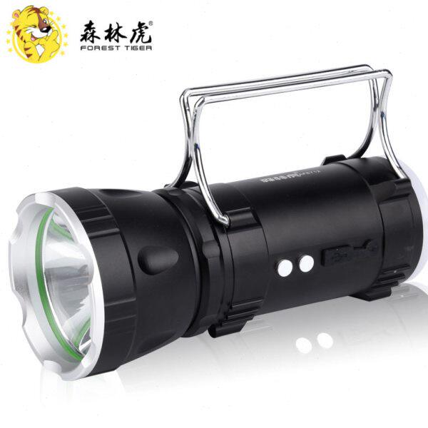 森林虎SLH-H712多功能强光手电筒手提灯超长待机钓鱼灯可手机充电