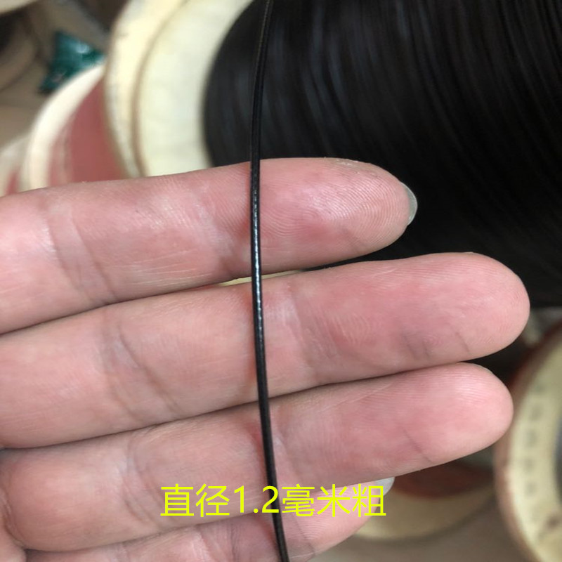 不锈钢黑色包塑钢丝绳细软活鱼锁扣飞盘网拉线钓鱼线广告牌吊绳线图片