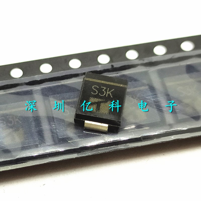 全新 S3K GS3K 1N5407 整流二极管 3A/800V 贴片SMC/DO-214AB