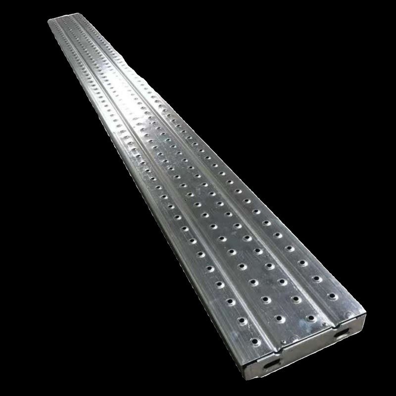 热镀锌钢跳板脚手架走道板建筑工地脚踏板冲孔板挂钩踏板平台