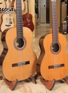 Famosa法摩萨FC25C/580红松玫瑰木36寸单板面单古典吉他