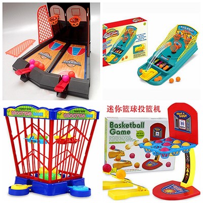 儿童 迷你双人投篮游戏机 儿童 亲子互动鸟笼 手指投球桌面游戏