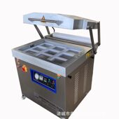 扒鸡双室真空包 海鲜鱼类真空贴体机 甄选全自动预制菜贴体包装 机