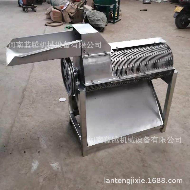 新鲜毛桃肉核水分离杨梅去核打汁机果酒用不锈浆钢蜜桃去核GSN机