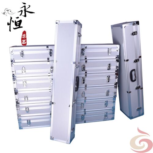 板胡盒子铝合金盒精制板胡盒乐B器盒乐器配件箱包豫剧板胡盒包邮