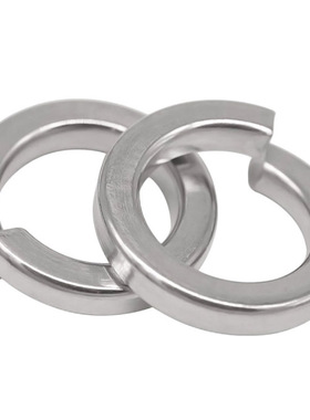 CZ五金304不锈钢弹簧垫圈开口弹垫片GB93标准弹性垫片华司介子