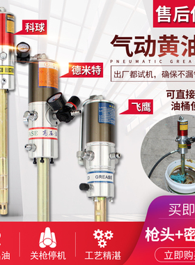 飞鹰/德米特/科球GZ-8A9等高压气动黄油枪泵头单泵注油器黄油泵
