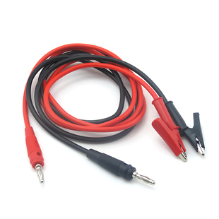 直流电源鳄鱼夹输出线 稳压电源测试线 10A高品质插夹线 夹子线