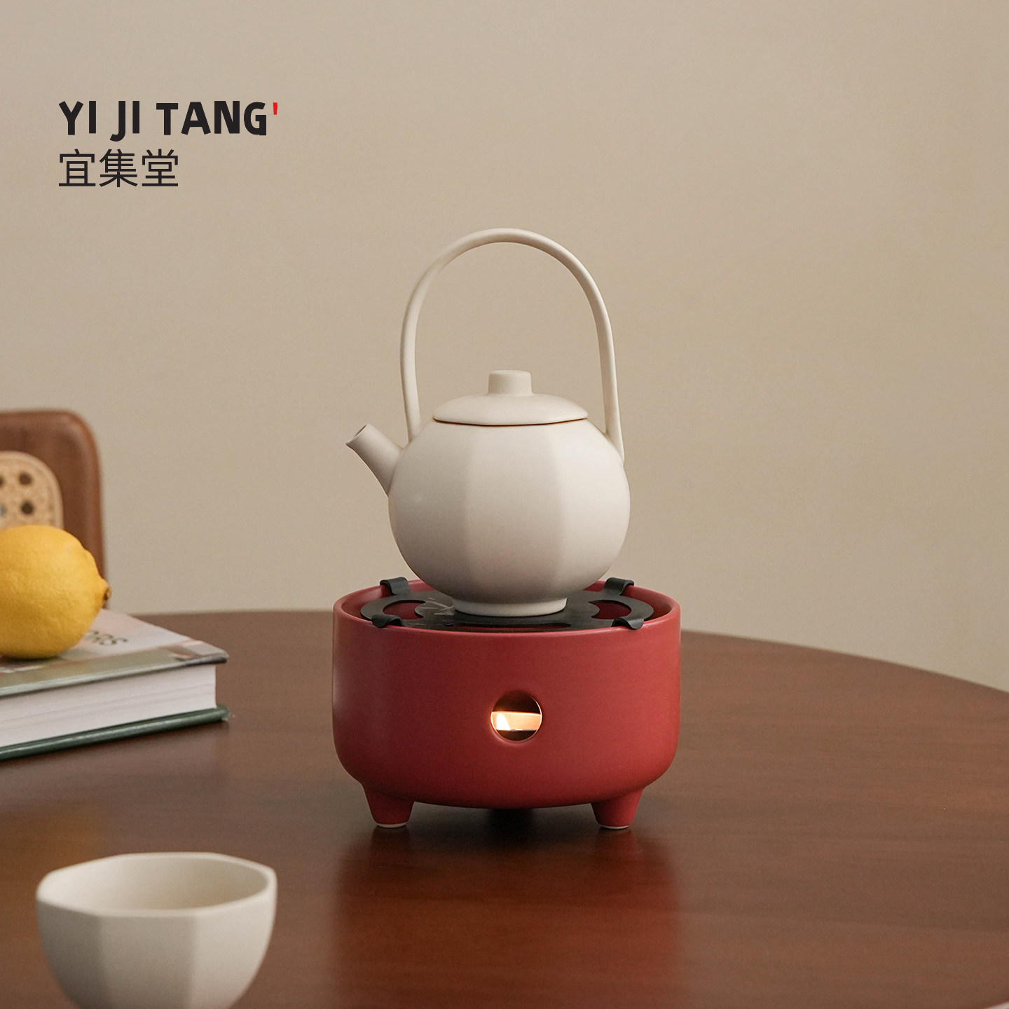 宜集堂中古风茶壶泡茶家用套装小提梁壶陶瓷加热保温宋代美学新年,餐饮具,茶壶,淘宝优惠券,粉丝福利购,淘宝优惠卷