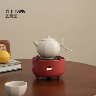 宜集堂中古风茶壶泡茶家用套装小茶壶一人用加热保温创意高级乔迁