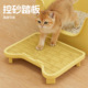 猫咪控砂踏板猫砂垫防带出超大号防外溅双层过滤猫砂垫子控砂台