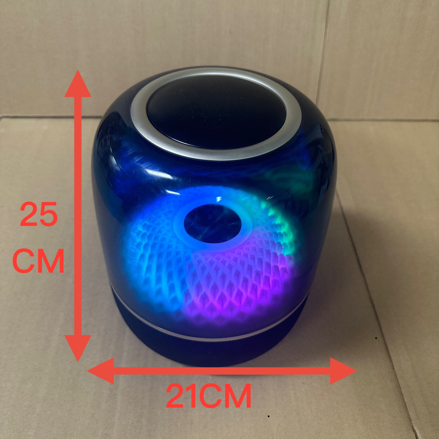 发光蓝牙音箱{坏的各种故障｝有动手能力的拍 diy研究用途