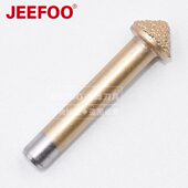 纤焊石材刀具 10MM刀头 砂岩雕刻刀 60度锥形刀 A10