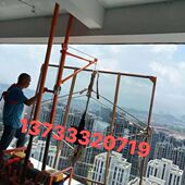 双电机玻璃吊机1吨起重吊门窗加厚提升机 高层卷扬机吊物神器 包邮