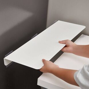 厨房台面延长板夹缝板墙上免打孔收纳架置物架桌面窄缝挡板延伸板