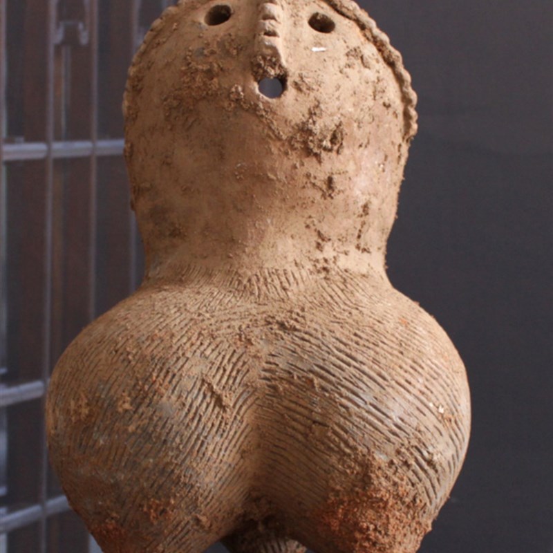 彷古兽型陶器新石器陶鬶仰韶文化马家窑陶M鬲影视道具古玩艺术收